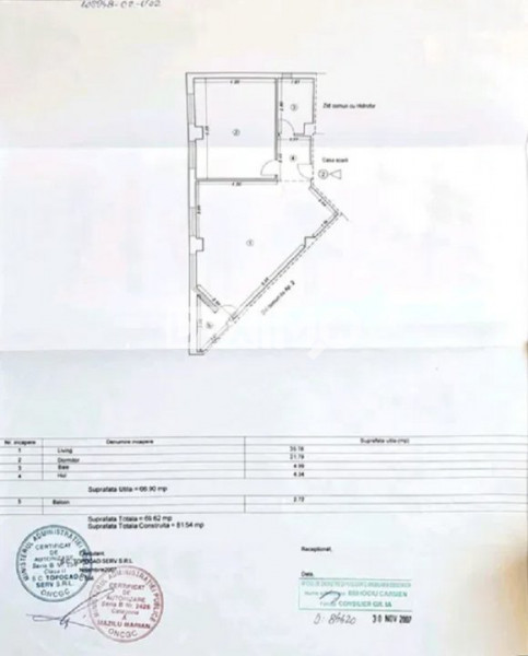 Apartament 2 Camere -  Mamaia Nord Summerland - Mobilat - Vedere Spre Lac