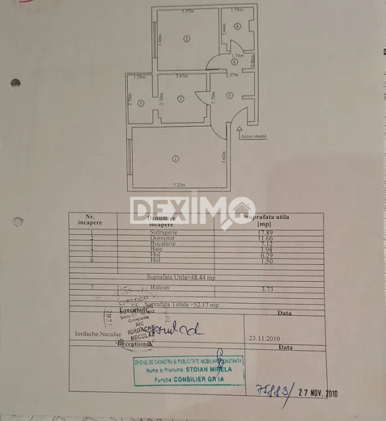 Apartament 2 Camere - Km 4-5 - Etaj 3  - Centrala Pe Gaze