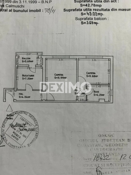 Apartament 2 Camere - Zona Eden - Etaj 2 - Centrala Pe Gaze