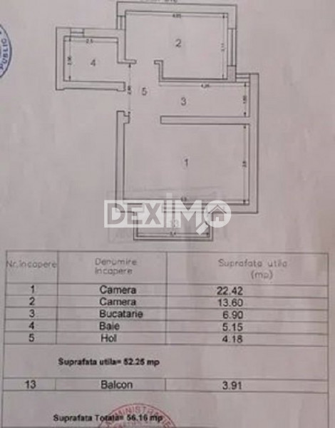 Apartament 2 Camere - Zona Tomis II - Bloc Nou - Mobilat