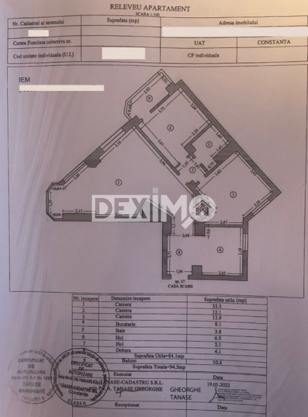 Apartament 3 Camere - Zona Trocadero - Renovat - Mobilat - Centrala Pe Gaze