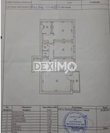 Apartament 3 Camere Decomandate - Zona Casa de Cultura - Gaze