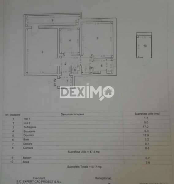 Apartament 2 Camere Decomanate - Zona KM 4-5 - Gaze - Necesita Renovare