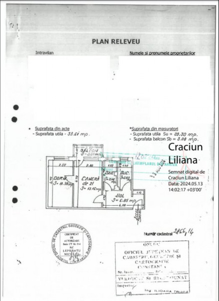 Apartament 2 Camere - OMV BOEMA - Centrala Noua Pe Gaze