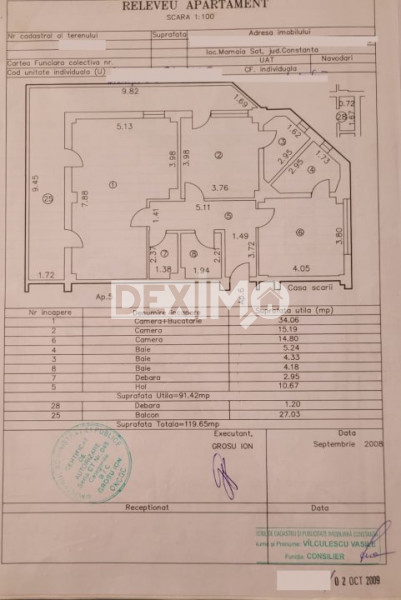 Apartament 3 Camere - Mamaia Nord - Pe Malul Lacului - Loc Parcare