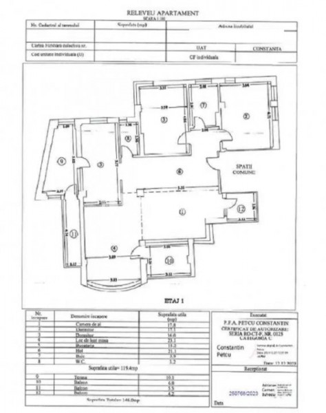 UNICAT!!!-APARTAMENT 4 CAMERE IN VILA BENEFICIAZA DE CURTE