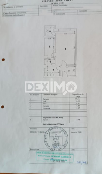 Garsoniera Decomandata - Gara - Renovata - Etaj Intermediar - Vedere Port