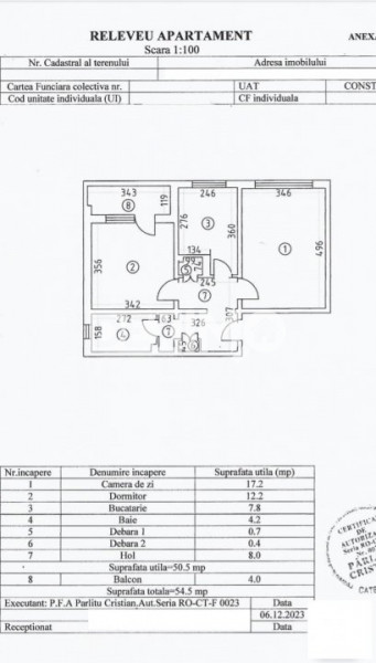 Apartament 2 Camere - Decomandate - Zona CET - Gaze La Usa