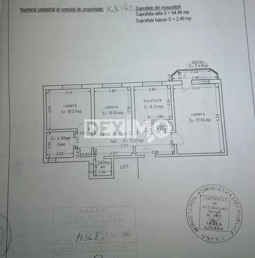 Apartament 3 Camere Decomandate - Tomis Nord - Mobilat - Centrala Pe Gaze