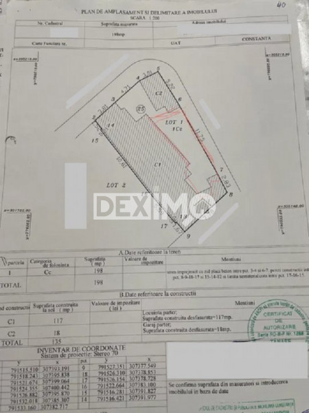 Casa 5 Camere - Faleza Nord - Teren 200 Mp - Centrala Pe Gaze