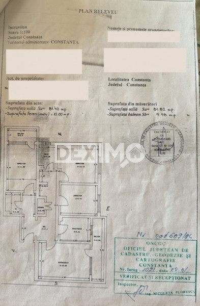 Apartament 4 Camere - Zona Tomis Nord - Mobilat - Centrala Pe Gaze