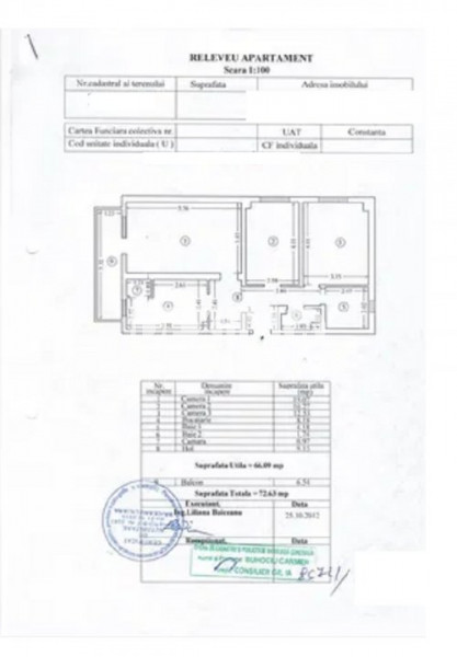Apartament 3 Camere Decomandate - Zona Anda - Etaj 1 - Centrala Pe Gaze