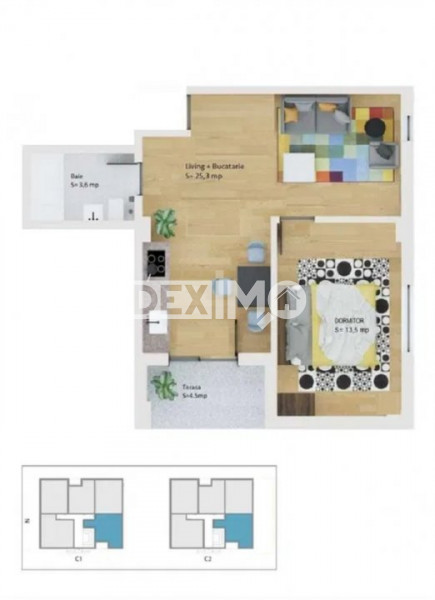 Apartament 2 Camere - Mamaia Nord - Parter