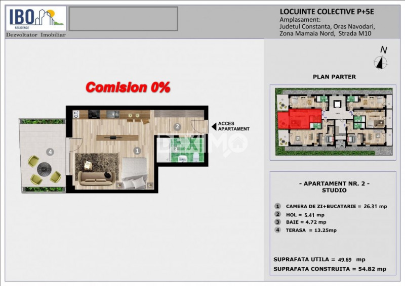 Studio - Mamaia Nord - IBO RESIDENCE M10