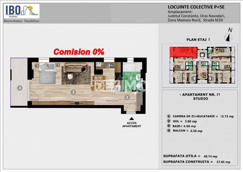 Studio - Mamaia Nord -  M10 IBO RESIDENCE