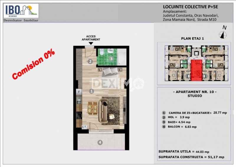 Studio - Mamaia Nord -  M10 IBO RESIDENCE