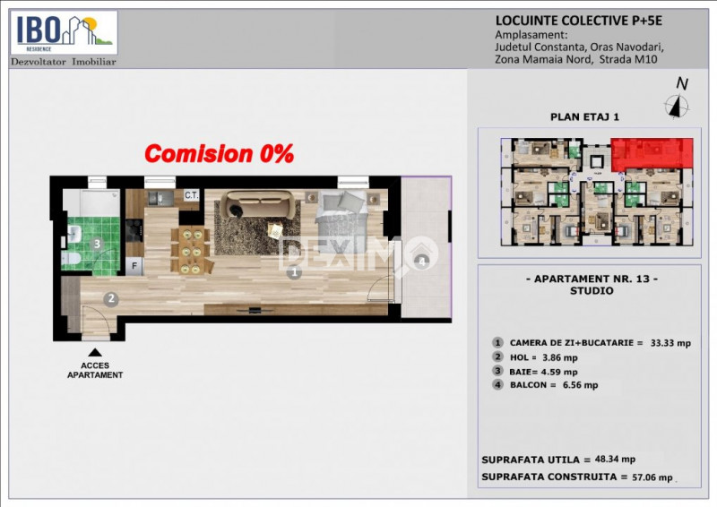 Studio - Mamaia Nord -  M10 IBO RESIDENCE