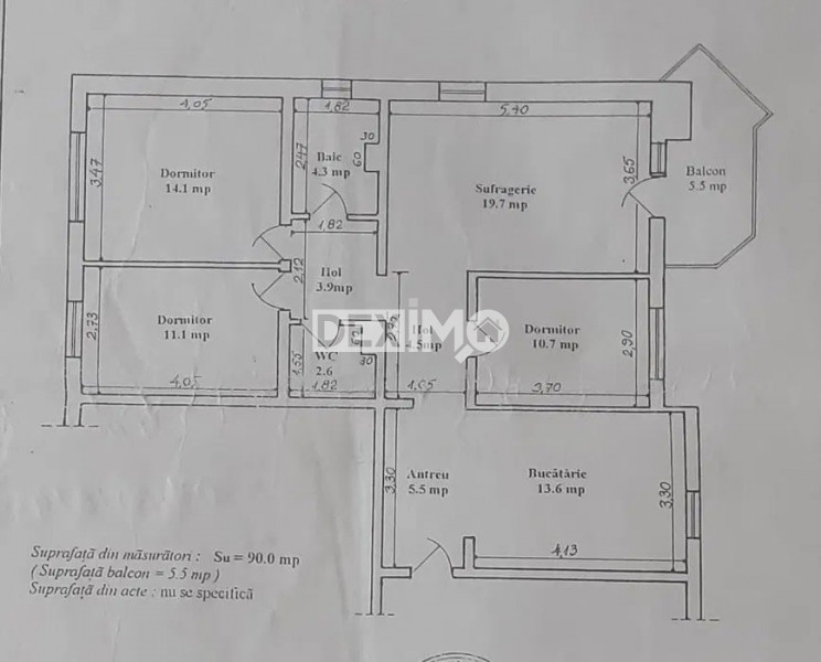 Apartament 4 Camere - Inel 2 - Etaj Intermediar - Centrala Pe Gaze