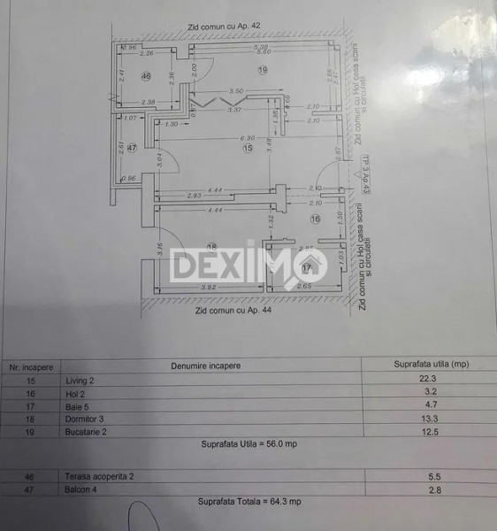 Apartament 2 Camere - Tomis Park - Loc Parcare Subteran