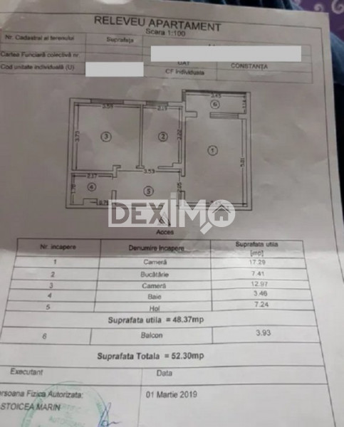 Apartament 2 Camere - Casa De Cultura - Etaj Intermediar - Centrala Pe Gaze