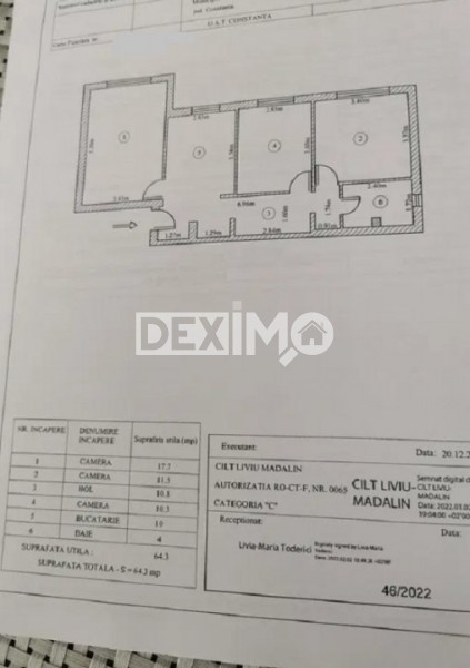 Apartament 3 Camere - Zona Anda - Parter - Mobilat - Centrala Pe Gaze