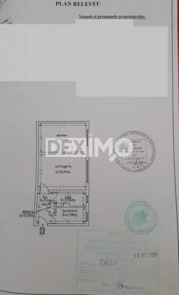 Apartament 2 Camere - Tomis Nord OMV - Parter - Centrala Pe Gaze - Beci