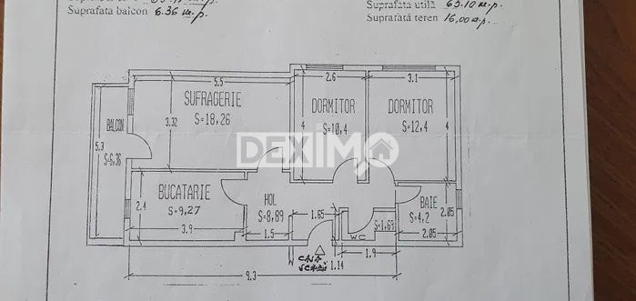 Apartament 3 Camere Decomandate - Zona Eden - Etaj 3 