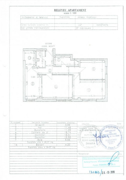 Apartament 3 Camere - Tomis Plus - Loc Parcare - Comision 0 %