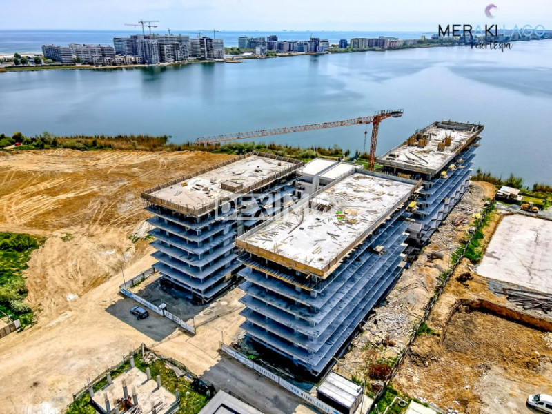 PRET PROMO!Mamaia Nord - Apartament 2 Camere - Vedere Frontala La Lac - La Cheie