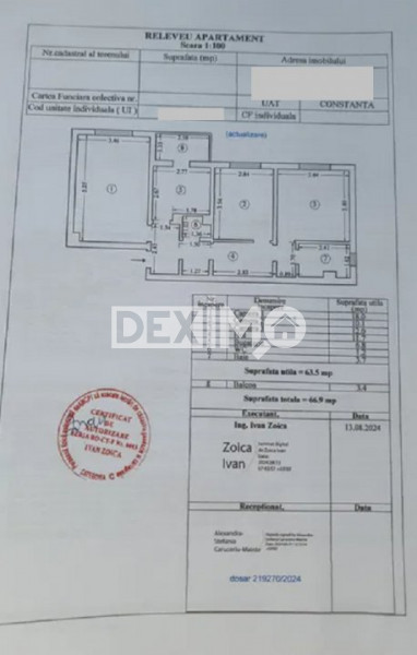 Apartament 3 Camere - Inel II - Centrala Pe Gaze - Comision 0 %