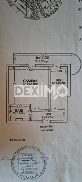 Garsoniera Dubla - Stadion - ST-uri - Mobilata - Etaj 3 - Boxa