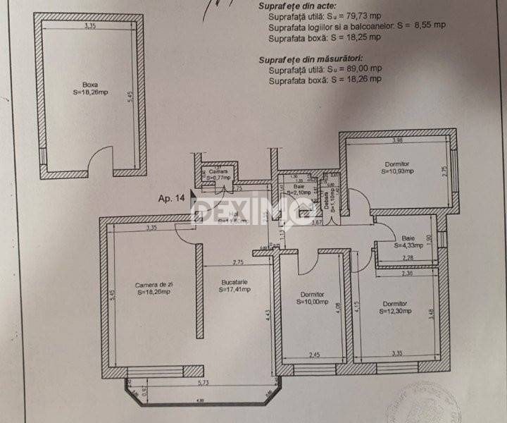 Apartament 4 Camere - Ultracentral - Plaja Neversea - Boxa 19 Mp Proprietate