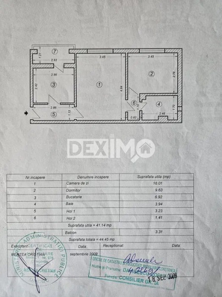 Apartament 2 Camere - Inel I - Etaj 2 - Centrala Pe Gaze
