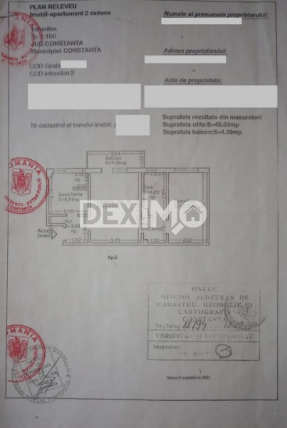 Apartament 2 Camere - Zona Abator - Etaj 1 - Centrala Pe Gaze