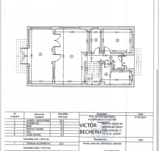 Casa D+P+Etaj+Pod - Ovidiu Sud - Teren 427 Mp - Mobilata 