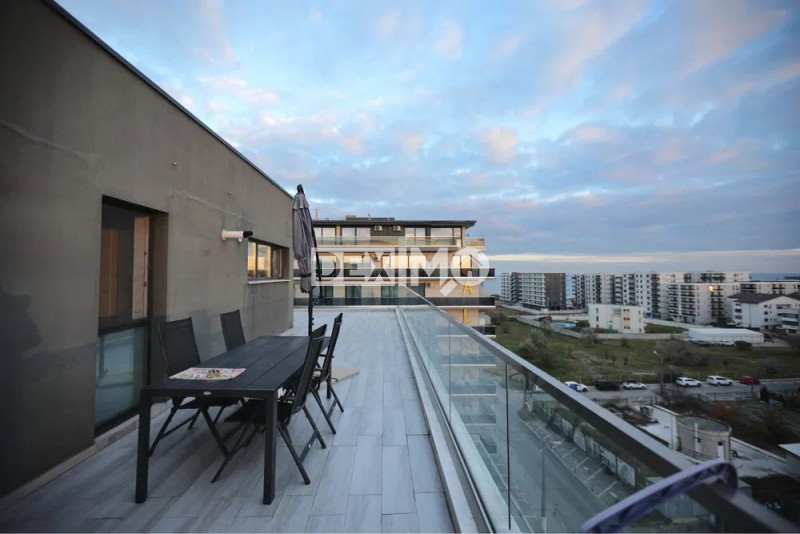 Penthouse Ultrafinisat - Mamaia Nord - Mobilat Complet  -Terasa 100 Mp