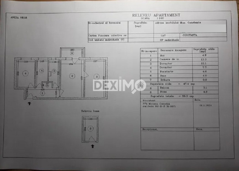 Apartament 3 Camere - Inel II - Etaj 3