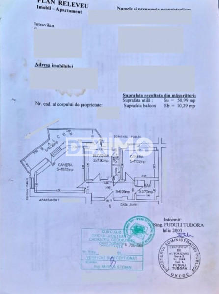Apartament 2 Camere - Tomis II - Parc - Etaj 3 - Liber