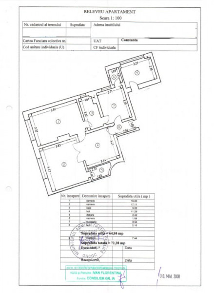 Apartament 3 Camere - Centru - Stefan Cel Mare - Renovat Integral