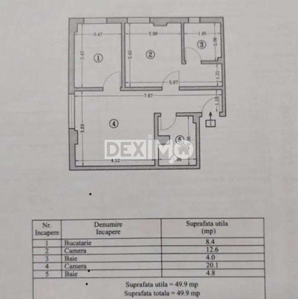 Apartament 2 Camere - Mamaia Nord - Parter Inalt - La 100 M De Plaja 