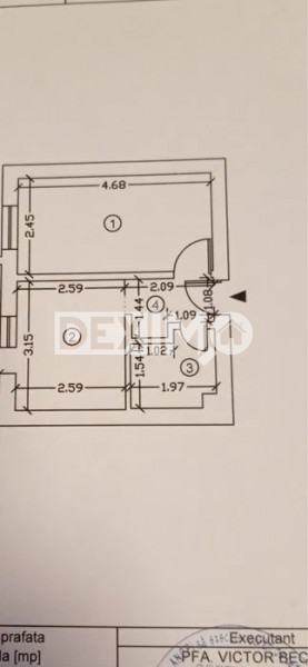 Garsoniera Decomandata - Tomis Nord - Scoala 29 - Mobilata - Parter