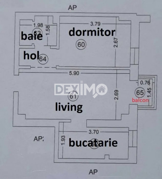 Apartament 2 Camere - Km 4-5 - Bloc Nou - Etaj 2 - Mobilat Complet