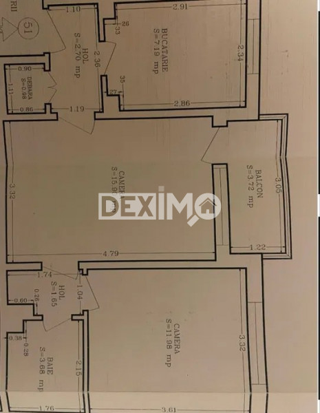 Apartament 2 Camere - City Park Mall - Mobilat Complet
