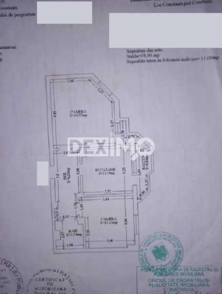Apartament 2 Camere Decomandate - Poarta 6 - Mobilat - Centrala Gaze