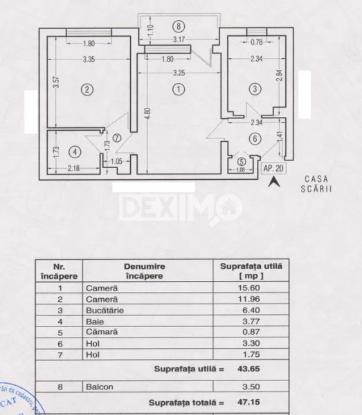 Apartament 2 Camere - Tomis I - Spitalul Judetean - Mobilat