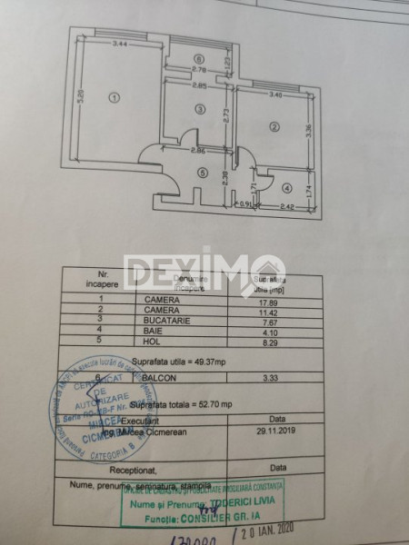 Apartament 2 Camere - CET - Mobilat - Centrala Gaze