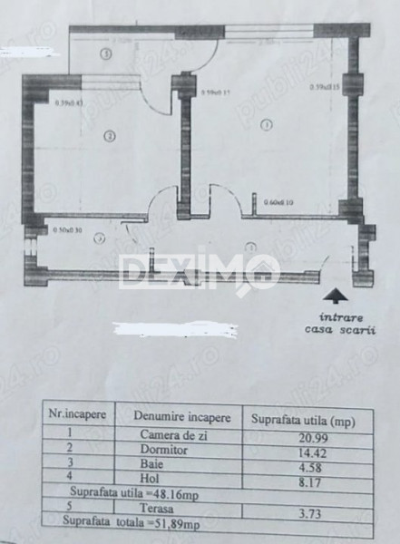 BABA NOVAC-COMPOZITORI APARTAMENT CU 2 CAMERE MOBILAT SI UTILAT