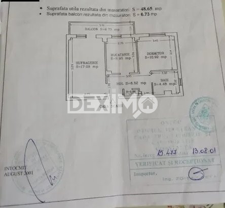 FALEZA NORD-APARTAMENT CU 2 CAMERE DECOMANDATE ET 1 CENTRALA GAZE