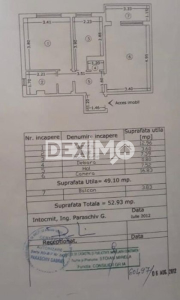Apartamen 2 Camere - Zona KM 4-5 - Gaze - Etaj 1
