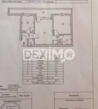 Apartament 2 Camere - Zona City Park Mall - Gaze - Necesita Renovare